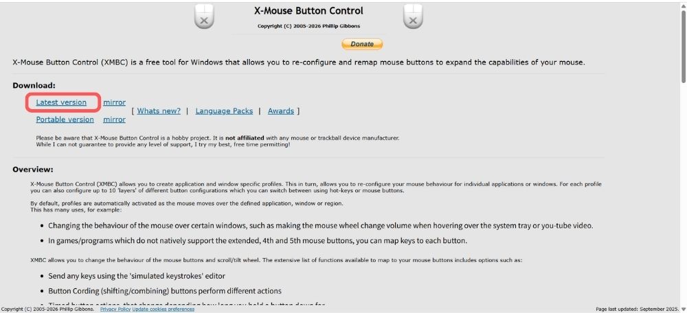マウス,長クリック,ロングクリック,設定,便利,コピペ,x-mouse button control